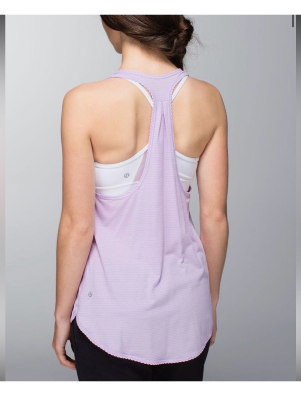 LULULEMON Racerback Active Tank, scallop edges, size 8/10